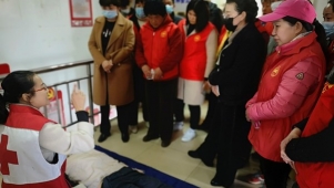 应急救护培训走进灵津渡社区